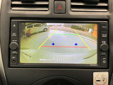 バックカメラが装着されています。ガイド機能付きなので後方の距離もつかみやすくなっています