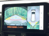 【パノラミックビューモニター】専用のカメラにより、上から見下ろしたような視点で360度クルマの周囲を確認することができます☆死角部分も確認しやすく、狭い場所での切り返しや駐車もスムーズに行えます。