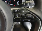ステアリング右側には、運転支援機能を手元で操作できるスイッチ類を配置しています