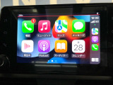 ●Apple Car Play:スマホとの有線接続で、ナビ・オーディオ再生などスマホのアプリ機能が画面でも使える便利機能です!