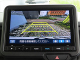 リアワイドカメラシステム!従来の視野に加えて、後方側方を約180&deg;まで見えるワイドビューと、後方を真上から見たような視野で駐車時などに便利なトップダウンビューの3つの視野があります!