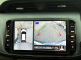 車の周囲が一目でわかる、アラウンドビューモニター