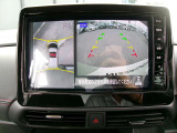 アラウンドビューモニター!空から見下ろしているかのような映像を映し出します。駐車時には安心ですよね♪