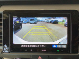 後方確認はバックカメラにお任せ♪後退時に便利で、駐車が楽になります♪