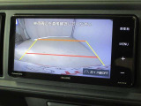 バックでの車庫入れは「バックモニター」がサポートいたします。
