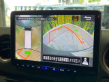 【アラウンドビューモニター】専用のカメラにより、上から見下ろしたような視点で360度クルマの周囲を確認することができます☆死角部分も確認しやすく、狭い場所での切り返しや駐車もスムーズに行えます。