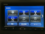 【オーディオ機能】オーディオは、フルセグTVの他にDVD/CDプレーヤーを装備♪もちろんFM/AMラジオもお聞きいただけますよ♪