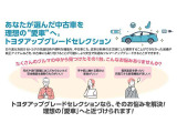 トヨタアップグレードセレクション対象車です。