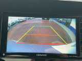 バックモニター目視では見えない車両後部もバッチリ見えます♪今では必需品ですよね。