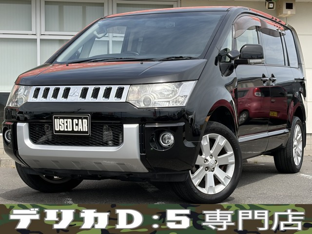 デリカD:5 2.2 D パワーパッケージ 4WD ナビTV BT カメラ 記録簿 後席モニター ETC