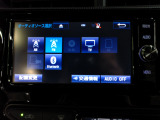 フルセグテレビ搭載。CD再生、Bluetoothオーディオに対応しています。