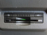 ETC車載器付きです。高速道路の料金所もスムーズに通過できます。
