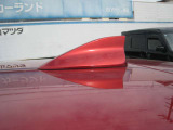 スタイリッシュな外観に加え洗車機や立体駐車場でアンテナを倒す手間が不要となるドルフィンアンテナ