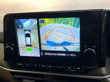 【アラウンドビューモニター】専用のカメラにより、上から見下ろしたような視点で360度クルマの周囲を確認することができます☆死角部分も確認しやすく、狭い場所での切り返しや駐車もスムーズに行えます。