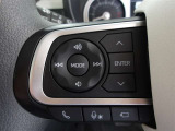 ステアリングスイッチは手元で操作しますので便利です、安全性も高いですね!