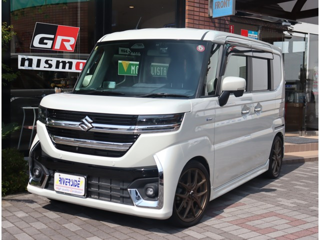 スペーシアカスタム ハイブリッド(HYBRID) XSターボ メーカー9インチメモリーナビ ...