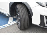 当車両は商品化の際に新品タイヤに交換しています。