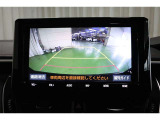 ガイドラインで車両間隔をつかみやすくなっています。バック時に見づらい場所や狭い駐車場で便利です♪