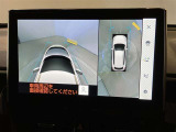 左右のドアミラーに設置されたカメラからの映像を表示します。路肩への幅寄せ・狭い路地でのすれ違いなどのケースにおいて、車両側方の安全確認や接触回避の操作をサポートします。