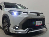 高輝度で点灯速度が速く、しかも消費電力の少ないLEDヘッドライトが装備されています!LEDの明るい光が走行中の視界の確保をサポートして、夜のドライブがより楽しく安全に運転できます♪