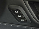 運転席のパワーシートは2名様分までメモリー機能付きです。