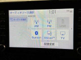 お気に入りの曲をBluetoothで再生できます♪ ドライブがさらに楽しくなりますよ♪