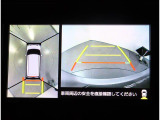 車両の前後左右に搭載されたカメラの映像を合成し、車を上から見下ろしているような映像をミニターに映し出すシステムのパノラミックビューモニター搭載!