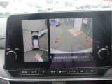 『アラウンドビュ-モニタ-』真上から見下ろしているかのような映像により周囲の状況を知ることで駐車を楽に行う為の支援技術です。