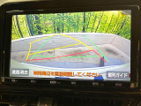 【バックカメラ】駐車時に後方がリアルタイム映像で確認できます。大型商業施設や立体駐車場での駐車時や、夜間のバック時に大活躍!運転スキルに関わらず、今や必須となった装備のひとつです!