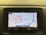 ナビゲーションはワンセグTV対応のメモリーナビ(社外品)を搭載しています。