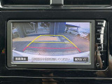 駐車時、後方の映像がモニターで確認できます。狭い場所での駐車もスムーズです。