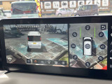 全方向の映像が3Dビューで表示できます。周囲の状況が一目で分かります!