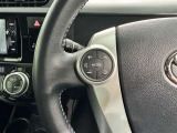 ステアリングスイッチ装備!運転しながら手元でオーディオの操作などができます。