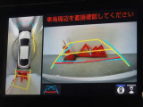 バックガイドモニターを装備しています、車庫入れもラクラクです。パノラミックビューモニターを搭載しています、上からの画像も表示されます。