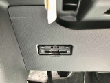 ハンドル下にETCを備えています!