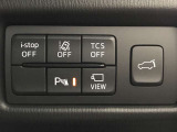 運転席回りのスイッチで安全装備のON/OFFも簡単に!