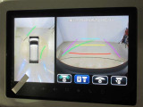 パノラミックビューモニター付きです。車両を上から見たような映像をディスプレイオーディオ画面に表示。運転席からの目視だけでは見にくい、車両周辺の状況をリアルタイムでしっかり確認できます。