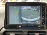 ナビのオプションボタンを押すと死角になる左横が映るので狭い道でのすれ違いなどもラクラクです♪