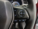 ステアリング右側には、運転支援機能を手元で操作できるスイッチ類を配置しています