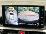 【パノラミックビューモニター】専用のカメラにより、上から見下ろしたような視点で360度クルマの周囲を確認することができます☆死角部分も確認しやすく、狭い場所での切り返しや駐車もスムーズに行えます。