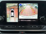 バック時に自車の真後ろの映像&上から見下ろした映像を映してくれますのでラクラク駐車が可能です(^_^)-☆