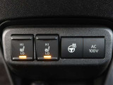 非常時やキャンプなどに役立つAC100Vコンセント付きです。