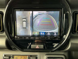 360度ビューモニターです。前後左右の安全を確認できます。