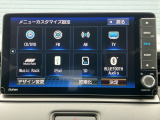 純正9インチナビです。フルセグTV・DVD再生可能!Bluetoothでお好きな音楽お聞きいただけます。