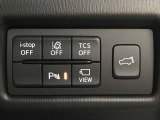 運転席回りのスイッチで安全装備のON/OFFも簡単に!