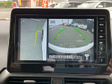 ナビのオプションボタンを押すと車の左横が映るので狭い道でのすれ違いもラクラクですね♪
