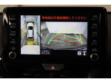 車両を上から見たような映像表示するパノラミックビューモニター付き!