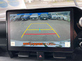 バックカメラです!ナビゲーションにこのように映ります。見えずらい真後ろもこれで安心ですよ!