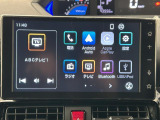ダイハツ純正のディスプレイオーディオを装備しています★スマホと接続をしてカーナビとして使うことが可能です★