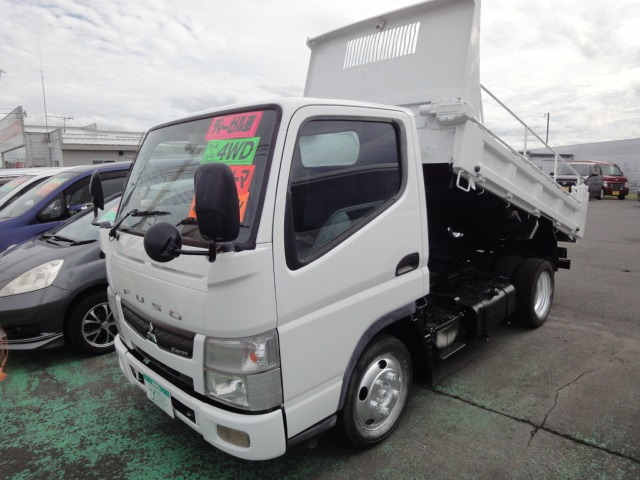 キャンター 3.0 ダンプ 全低床 ディーゼル 4WD